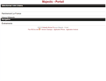 Tablet Screenshot of majestic-cinemas.com